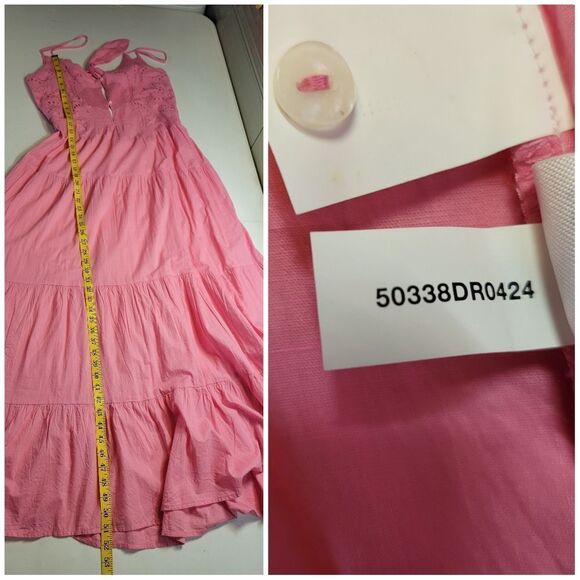 Chelsea & Violet Alyssa Sweetheart Neckline Sleeveless Cotton Slub Maxi Dress - Picture 15 of 15